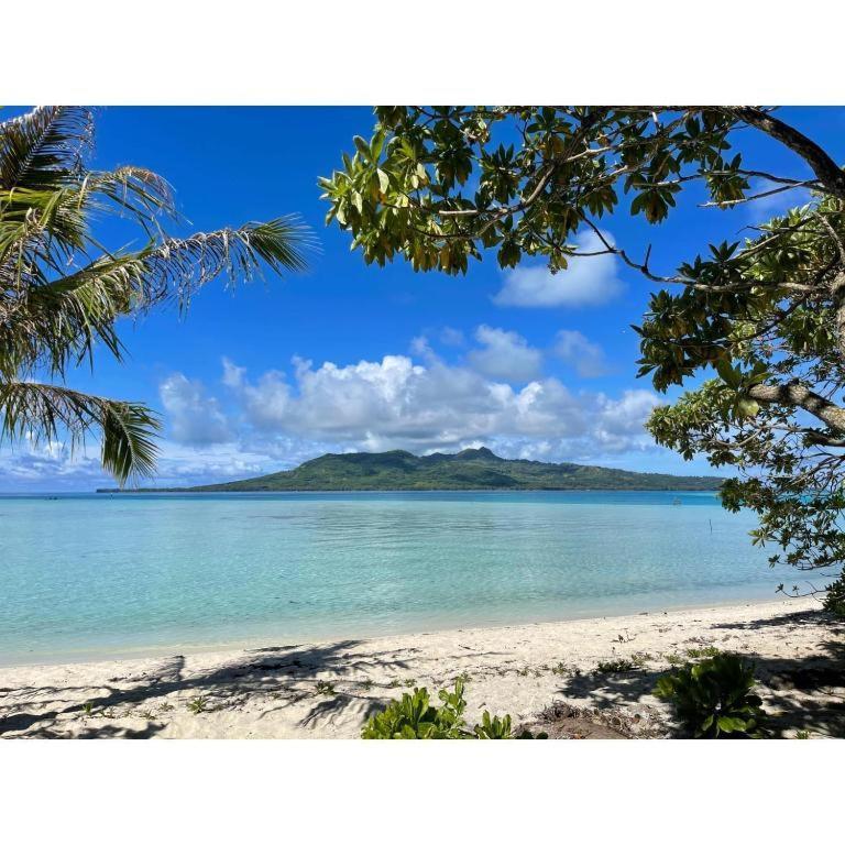 Mara'Ai Le Spot Tubuai Chambre Triple Taahueia Deluxe Sdb Privee Avec Piscine Mataura Exterior foto