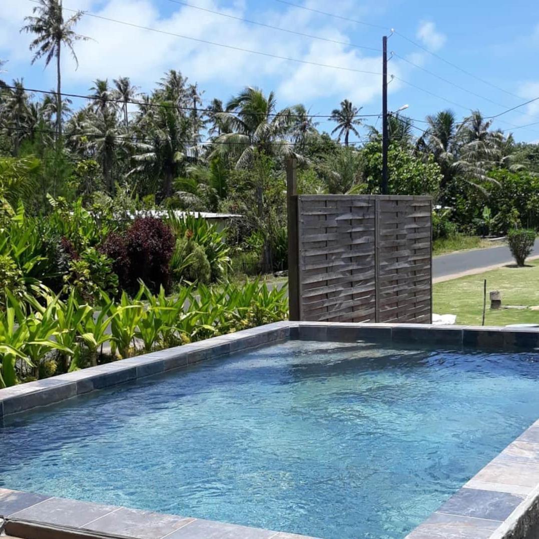 Mara'Ai Le Spot Tubuai Chambre Triple Taahueia Deluxe Sdb Privee Avec Piscine Mataura Exterior foto
